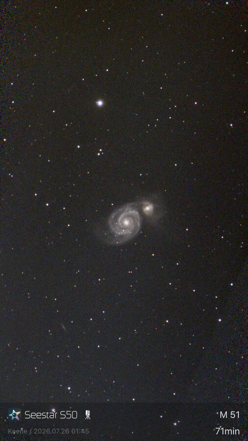M51, the Whirlpool Galaxy and companion galaxy