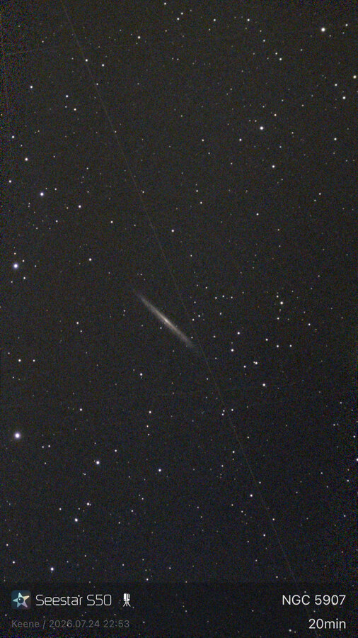 NGC 5907, the edge-on Splinter Galaxy